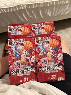 Bandai Namco One Piece Card Game ST-31 Luffy Starter Deck  x4