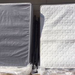 FREE Full size Bed Mattress and Spring Box w/ Frame