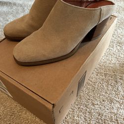 Suede Mule Boots