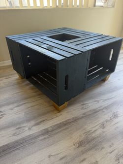 Crate coffee table