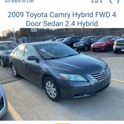 2009 TOYOTA CAMRY HYBIRD 