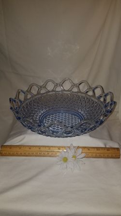 Vintage Crocheted crystal by
