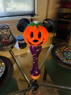 Mickey HaloweenPumpkin  bubbler