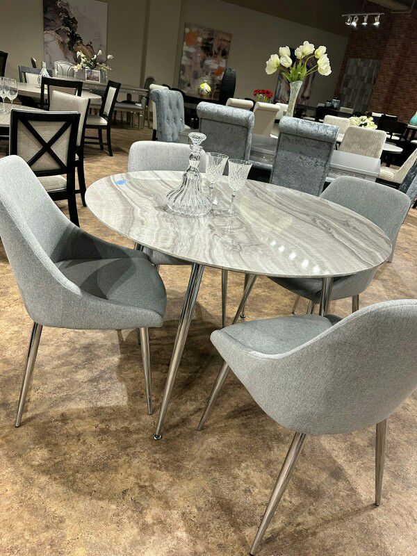 5pc Dining Table Chairs, Furniture Sectional Avail 