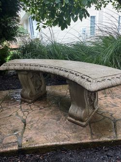 Concrete bench