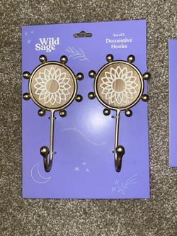 Wild Sage Decorative Hooks
