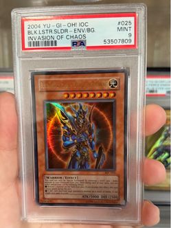 2004 YU-GI-OH IOC BLACK LUSTER SOLDIER ENVOY OF THE BEGINNING Invasion Of Chaos