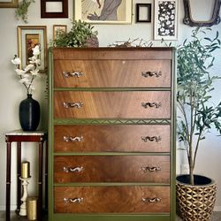 Art Deco Waterfall Dresser