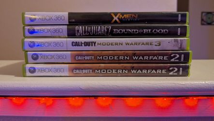 Lot of 5 Xbox 360 Games & Kinect console with games