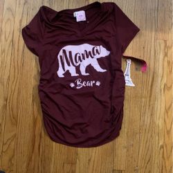 Maternity Mama Bear Top Size Large