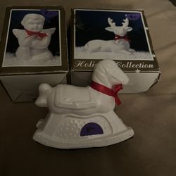 Vintage world bazaars Holiday collection figurines