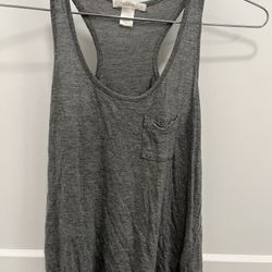 Bozzolo Ladies Pocket Tank Top - Size XS - Gray In Color 