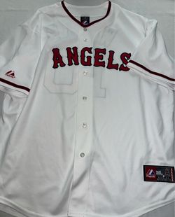 Majestic Angels Baseball Jersey - Wells #10 - Good Condition