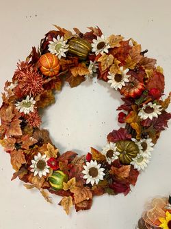 Beautiful Large Fall Wreath! 28”