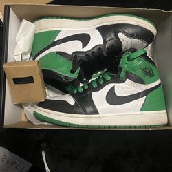 Jordan 1 lucky green. Size 5