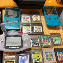 Game Boys Color Advance With Games Everything For Three Hundred