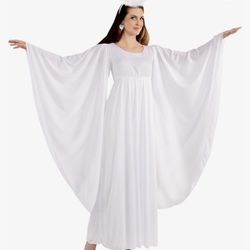 Women White Angel Dress/Costume. Size Standard (One Size Fit Most). New