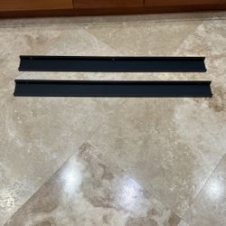 (2) 46” Narrow Shelves - Solid Black 