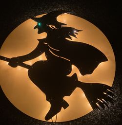 Halloween 18” Glowing Moon Silhouette
