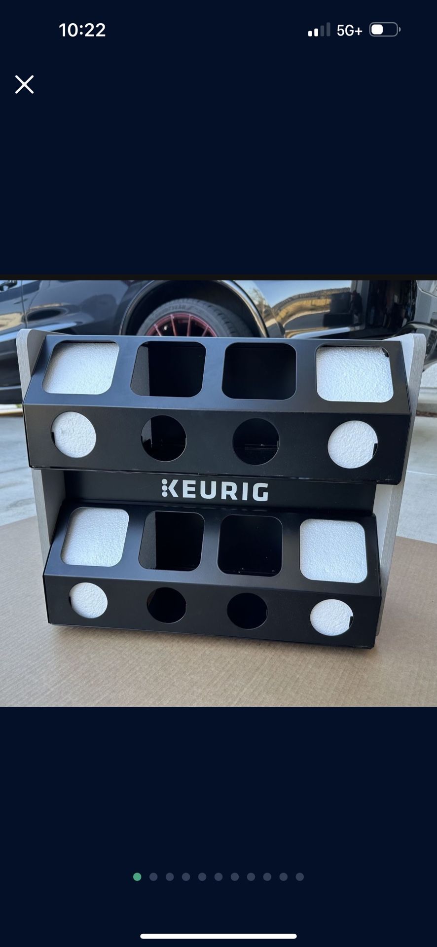 Keurig Premium 8-Sleeve K-Cup® Pod Storage Rack - 18" Height × 16" Width x 21" Depth - 1 Carton