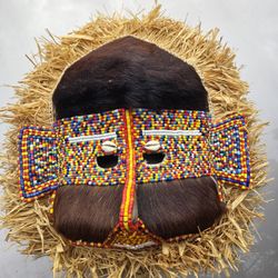 African Tribal Mask From Zaire