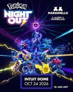 Pokémon Night Out Marshmello Concert