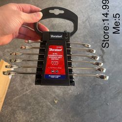 6 PC. COMBINATION WRENCH SET METRIC