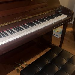 Beautiful Lightly Used - Mahogany Cristofori Piano