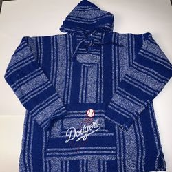 Dodgers Baseball Los Angeles Dodgers  MLB Baja Hoodie Pullover Drug Rug Sweater Mexico Surfer Mexican Poncho/ Dallas Cowboys NFL Football/ Chicago Bea