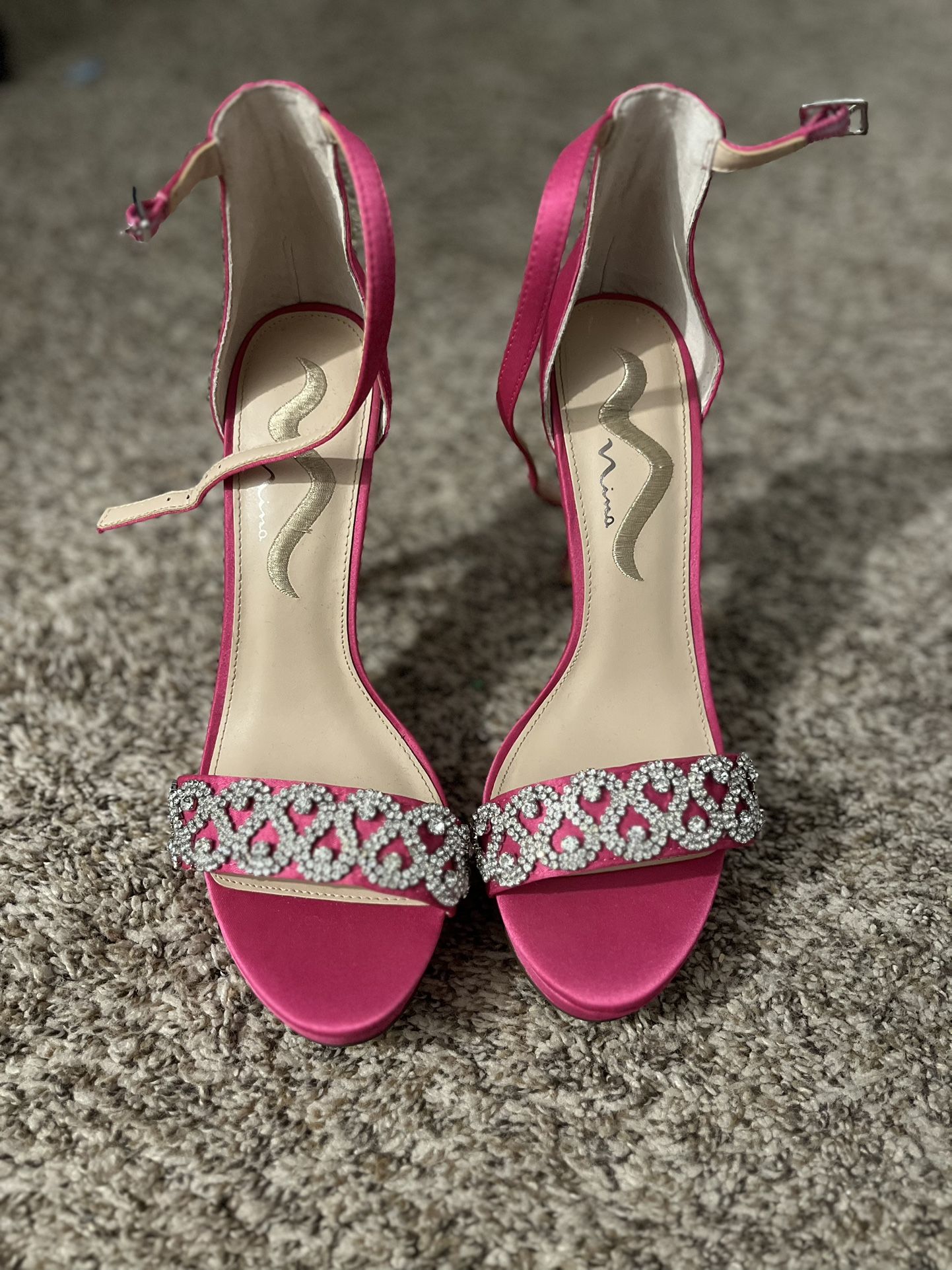 Pink NINA Prom Heels Size 8.5