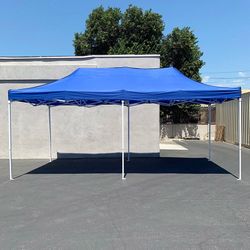 (New) $185 Instant Shade 10x20 FT Large Heavy Duty Easy Popup Canopy w/ Carry Bag