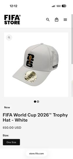FIFA World Cup 2026™ Trophy Hat - White