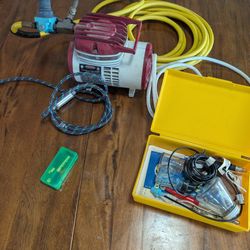 Household Compressor And Paint Supplies 