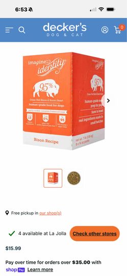 Identity Dog Food Bison