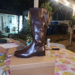 Brown Half Calf Boot 