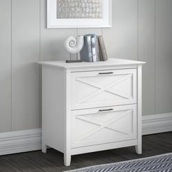 White Lateral File Cabinet 