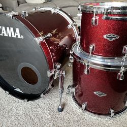 Tama Starclassic Birch Bubinga 3 piece drum set