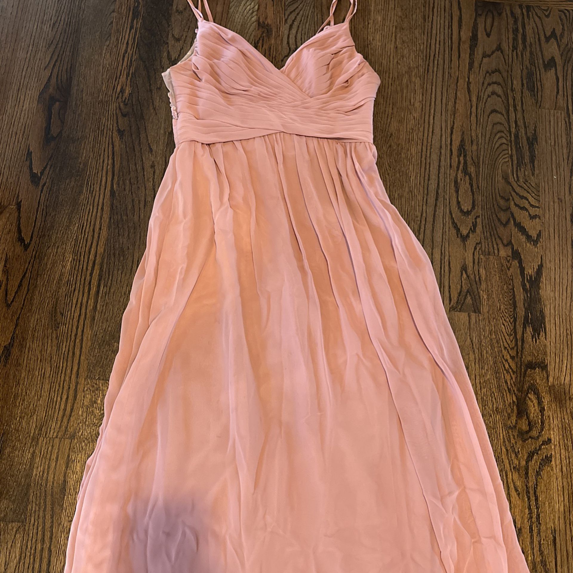 Mauve Pink Blush Long Dress