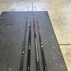 Saltwater  fishing rods