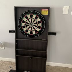 Poor Table And Dart Board 