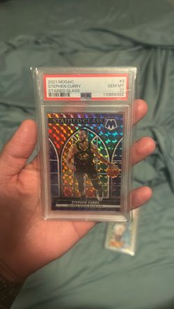 Stephen Curry 2021 stained glass case hit