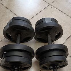 Weights Each Dumbbell Is 20 Lbs