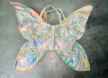 Butterfly wings corset