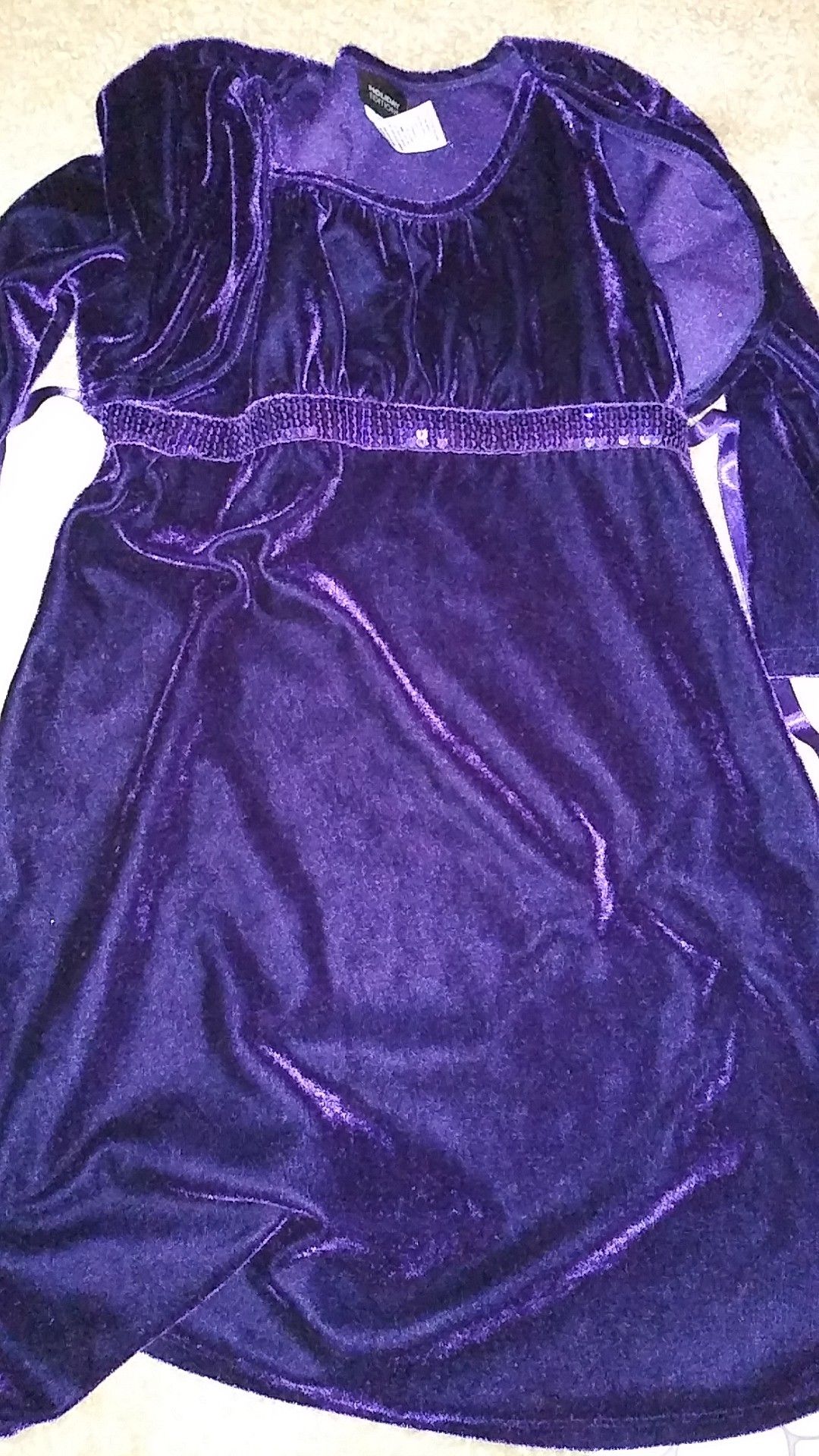 Purple suede dress size 7/8