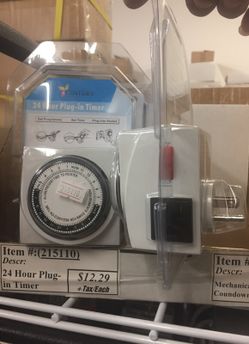 24 hour plug in timer