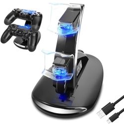 PS4 Controller Charger, 4 Controller USB Charging Station Dock