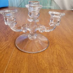 Vintage Cambridge Crystal Candle Holder 