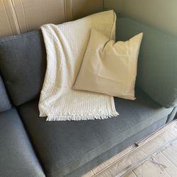 Sofa / Couch - 92in wide - Dark Grey - Brand New Never Used - Excellent Condition 