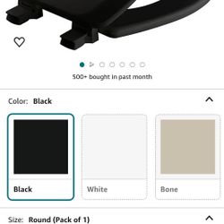 Black Toilet Seat (Brand New)