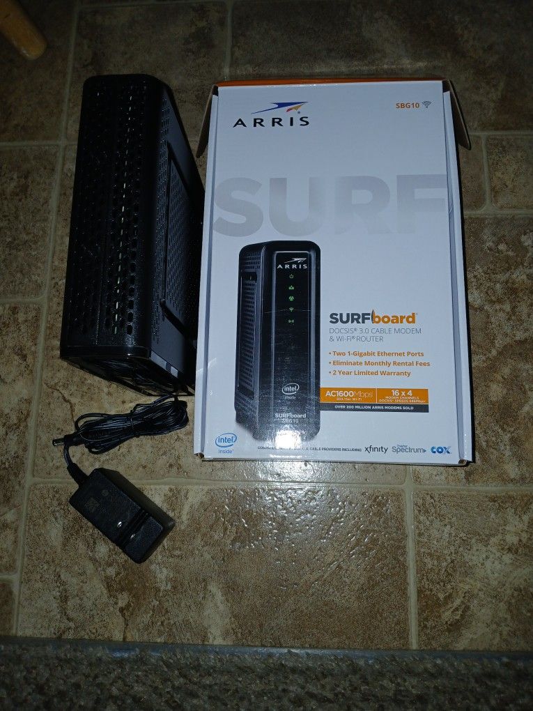 Arris SBG10 Modem & Wi-Fi® Router